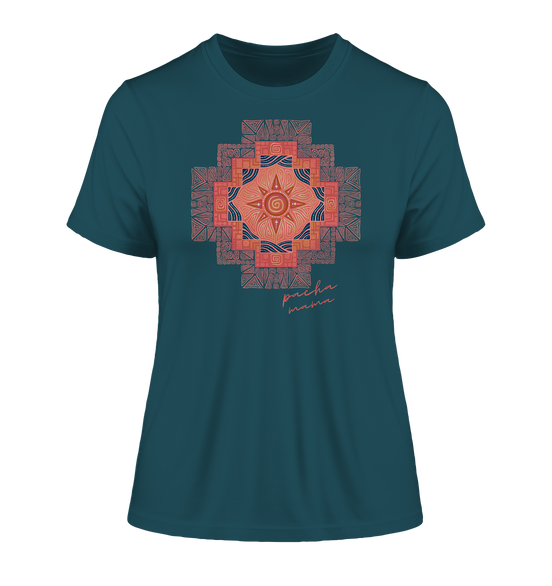Andenkreuz-Pacha Mama | Organisches T-Shirt | Damen