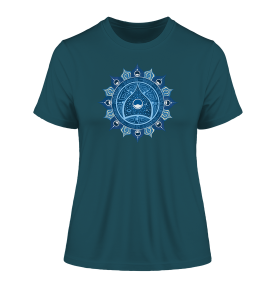 Halschakra T-Shirt | Vishuddha Chakra | Organisches T-Shirt | Damen
