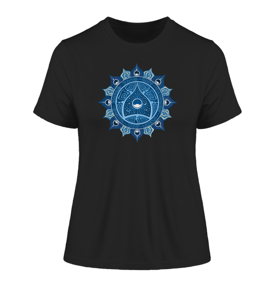 Halschakra T-Shirt | Vishuddha Chakra | Organisches T-Shirt | Damen