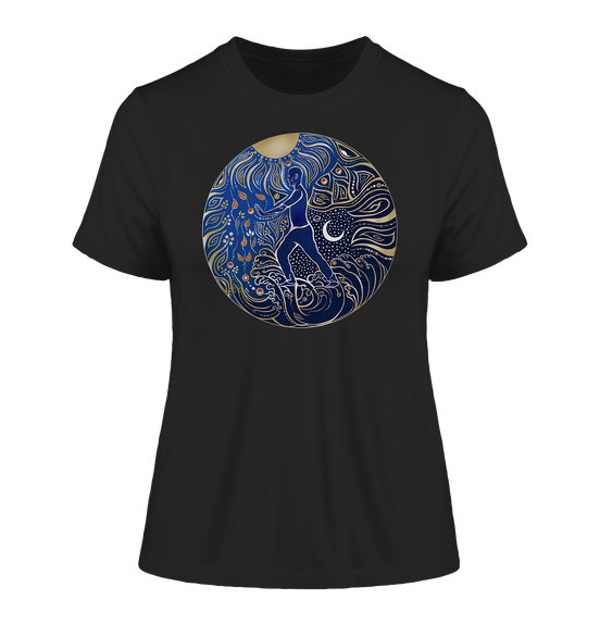 5 Elemente Qi Gong T-Shirt | Farbig | Organisches T-Shirt | Damen