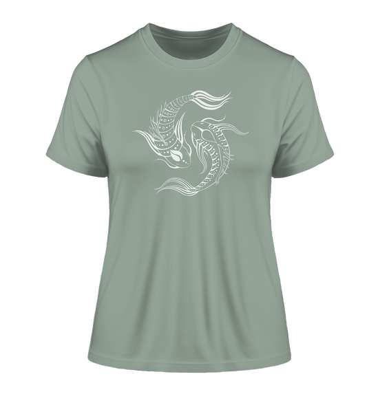 Koi Fisch Yin & Yang T-Shirt  | Organisches T-Shirt | Damen
