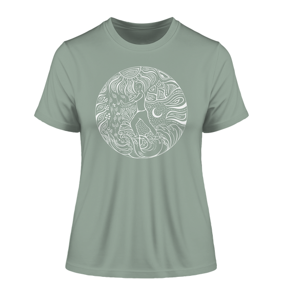 5 Elemente Qi Gong T-Shirt | Weiß | Organisches T-Shirt | Damen