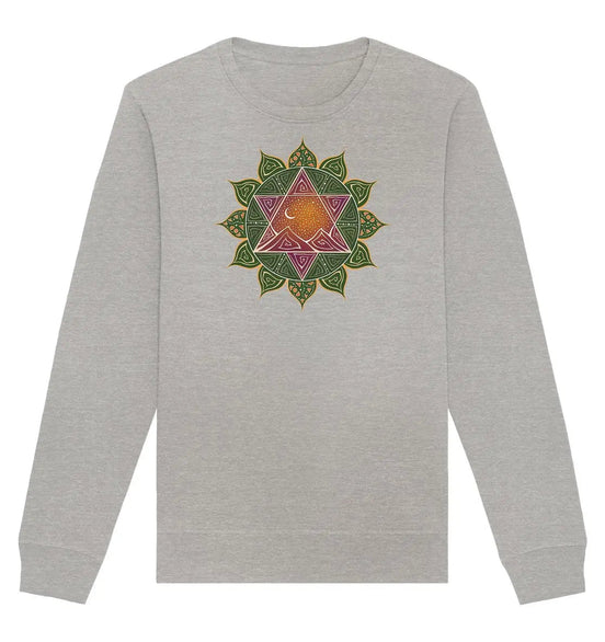 Herzchakra Sweatshirt | Anahata Chakra | Organisches Unisex Sweatshirt - Deivi