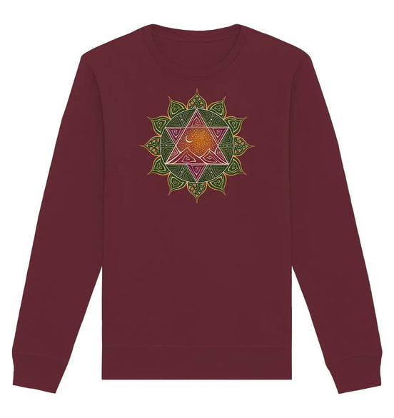 Herzchakra Sweatshirt | Anahata Chakra | Organisches Unisex Sweatshirt - Deivi