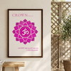 Kronenchakra Poster Sahasrara | Fine Art Print A4-A2