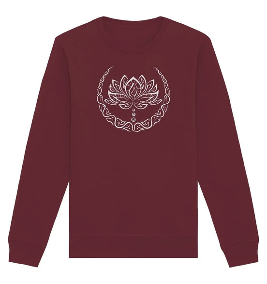 Lotus Blume Sweatshirt | Organisches Unisex Sweatshirt - Deivi