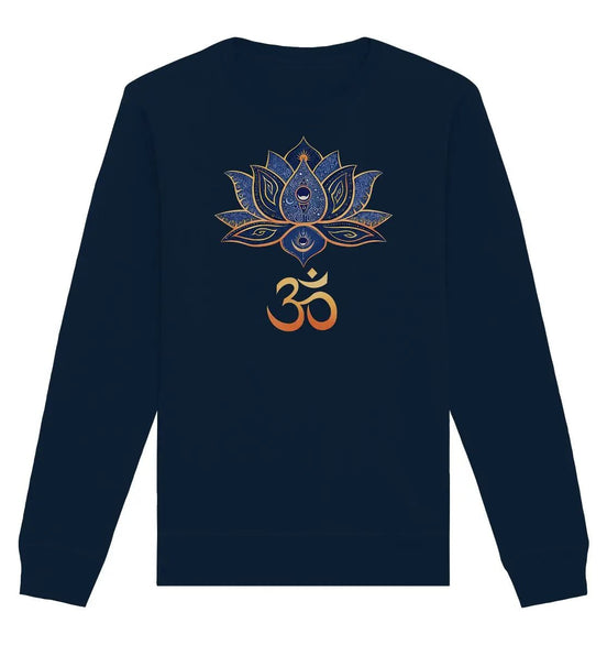 Lotus Om Sweatshirt | Organisches Unisex Sweatshirt - Deivi