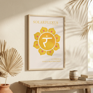 Solarplexuschakra Poster Manipura | Fine Art Print